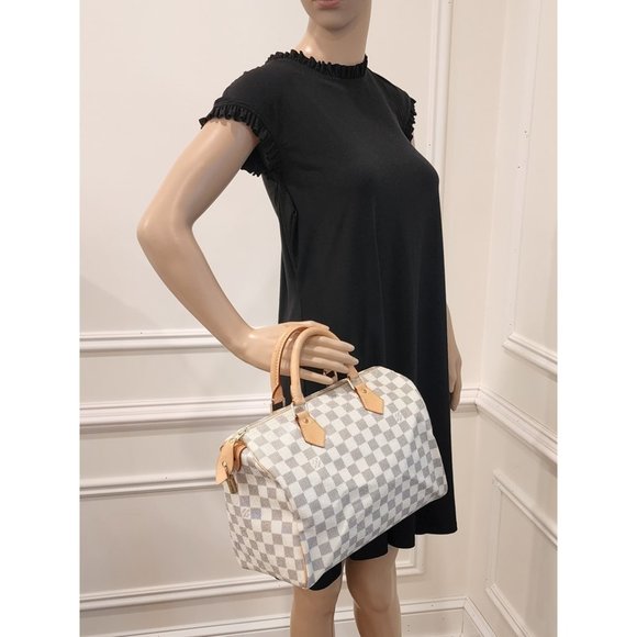 Louis Vuitton Speedy 30 Damier Azur Canvas Tote | Mint Condition - Picture 11 of 11